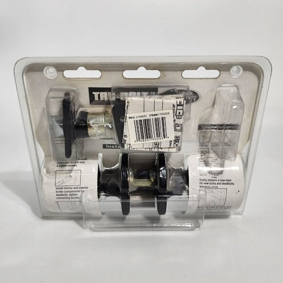 Tru-bolt Hall Closet Non-Locking Interior Door Knob 2 2-3/8 Or 2-3/4 Backset - Picture 3 of 7